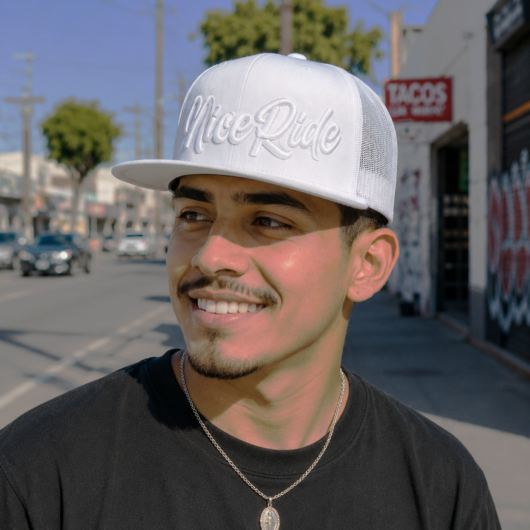 NICERIDE 3D Arctic Puff Series embroidered snapback hats – premium 3D puff embroidery American brand hat collection