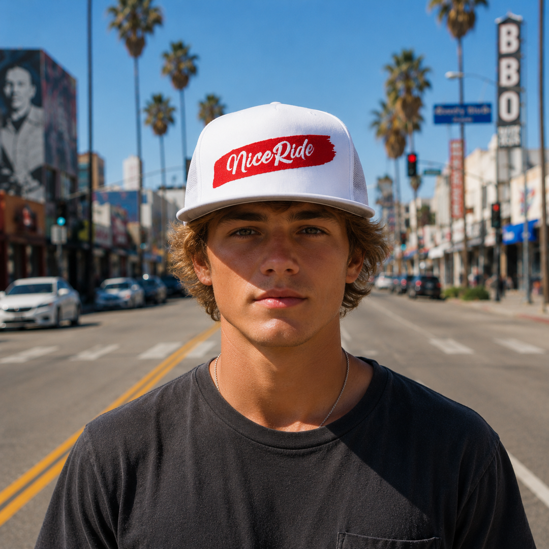 NICERIDE Cravings logo embroidered snapback hats