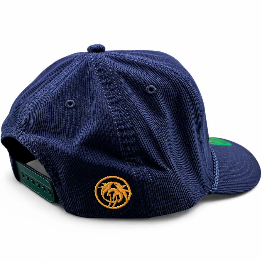 "Big Sky" Corduroy OTTO CAP 5 Panel Mid Profile Snapback Baseball Cap