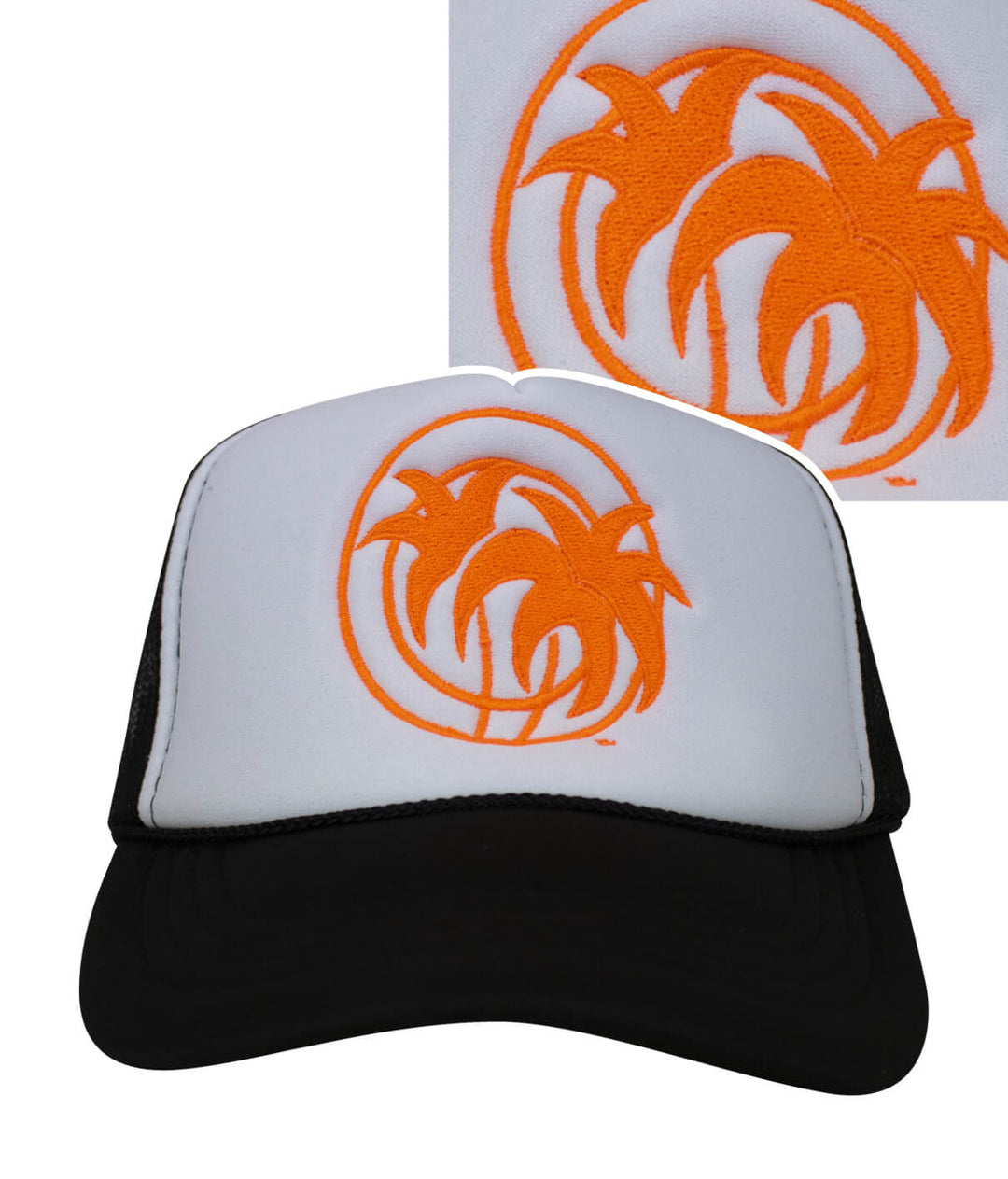 Youth foam trucker hat featuring NICERIDE's Hot Foam logo embroidered on the front panel.