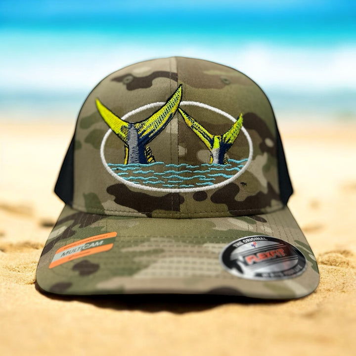 NICERIDE 6511 Multi Cam Trucker Hat featuring the &