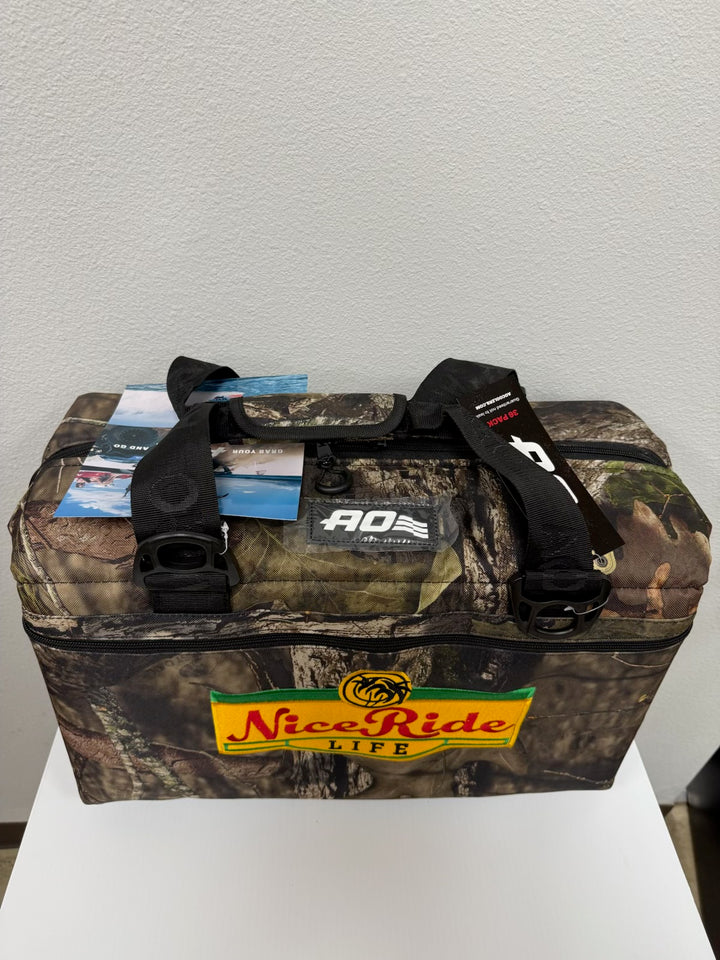 "BUBBLE WATER"  Soft Sided Mossy Oak AO Cooler 36 Pack