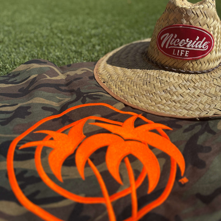 Niceride "Palm" Core Fleece Camo Sweatshirt Blanket