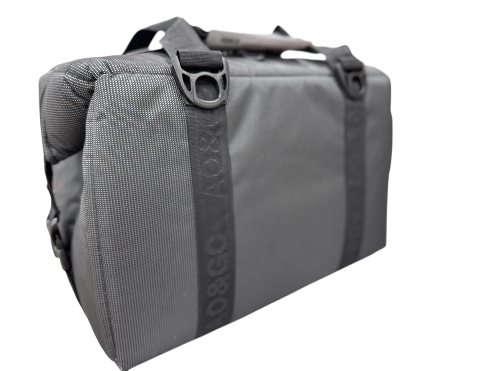 NICERIDE Big Sky Cooler showing durable ballistic fabric and embroidered logo, perfect for holding 36 cans.