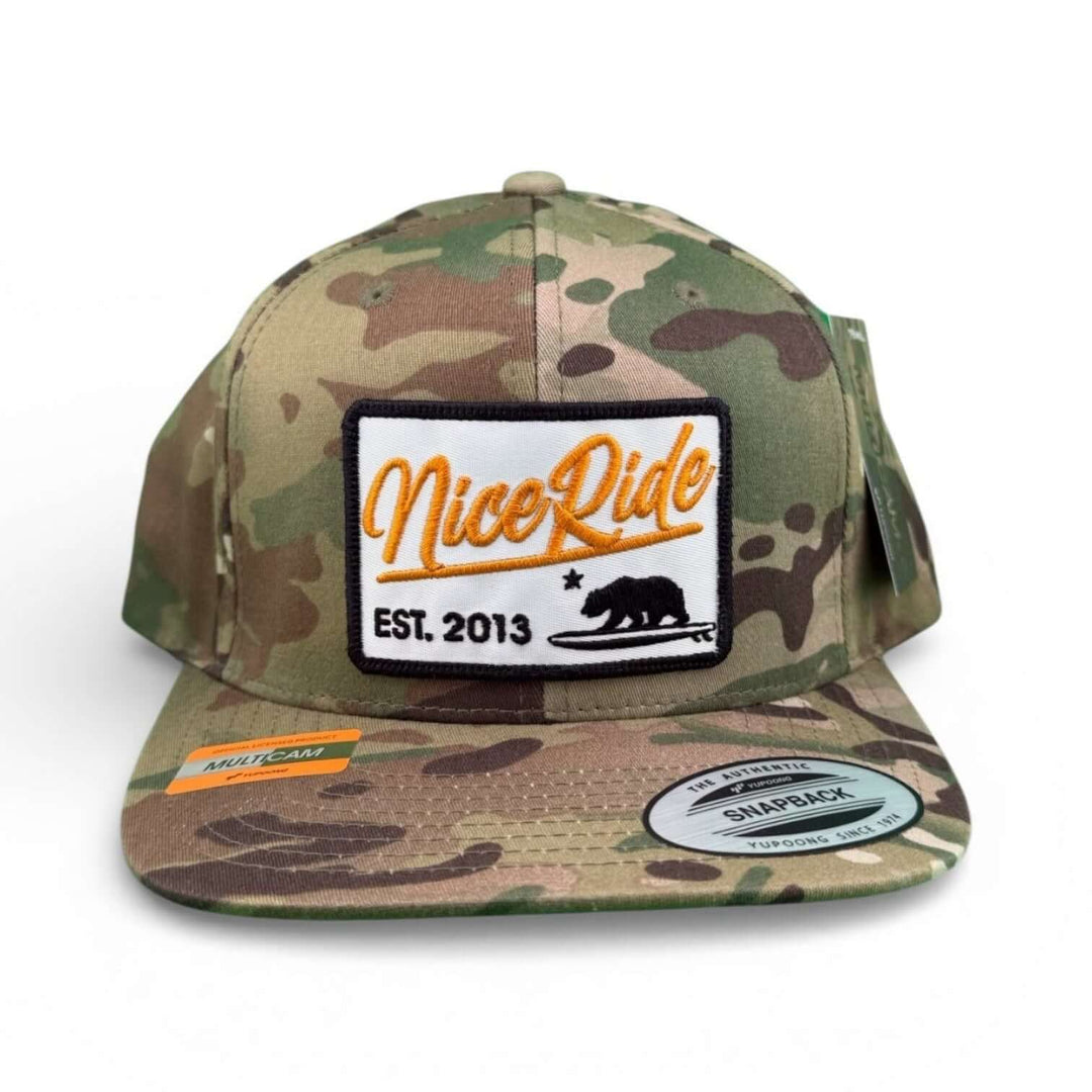 Big Sky 6089 Unisex Adjustable Multicam Trucker Hat, stylish baseball cap with embroidered logo.