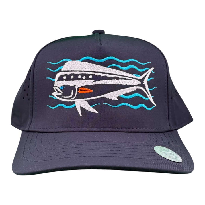 "Catch Series" 5-Panel Performance Trucker Cap – Waterproof A-Frame Fishing Hat