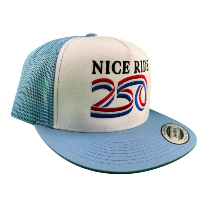Unisex adjustable trucker hat celebrating America’s 250th birthday with a stylish design, featuring the focus keyword Hat.