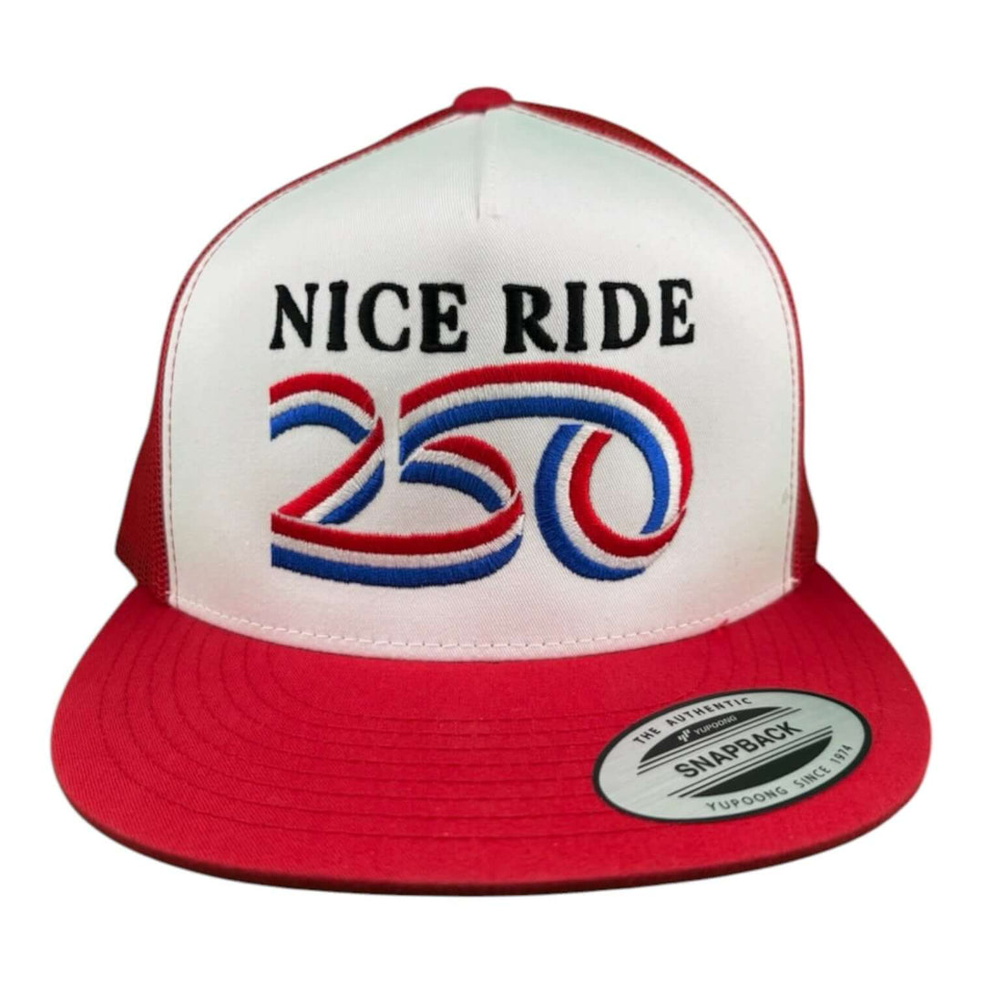 250" 6006 Unisex Adjustable Trucker Hat celebrating America&