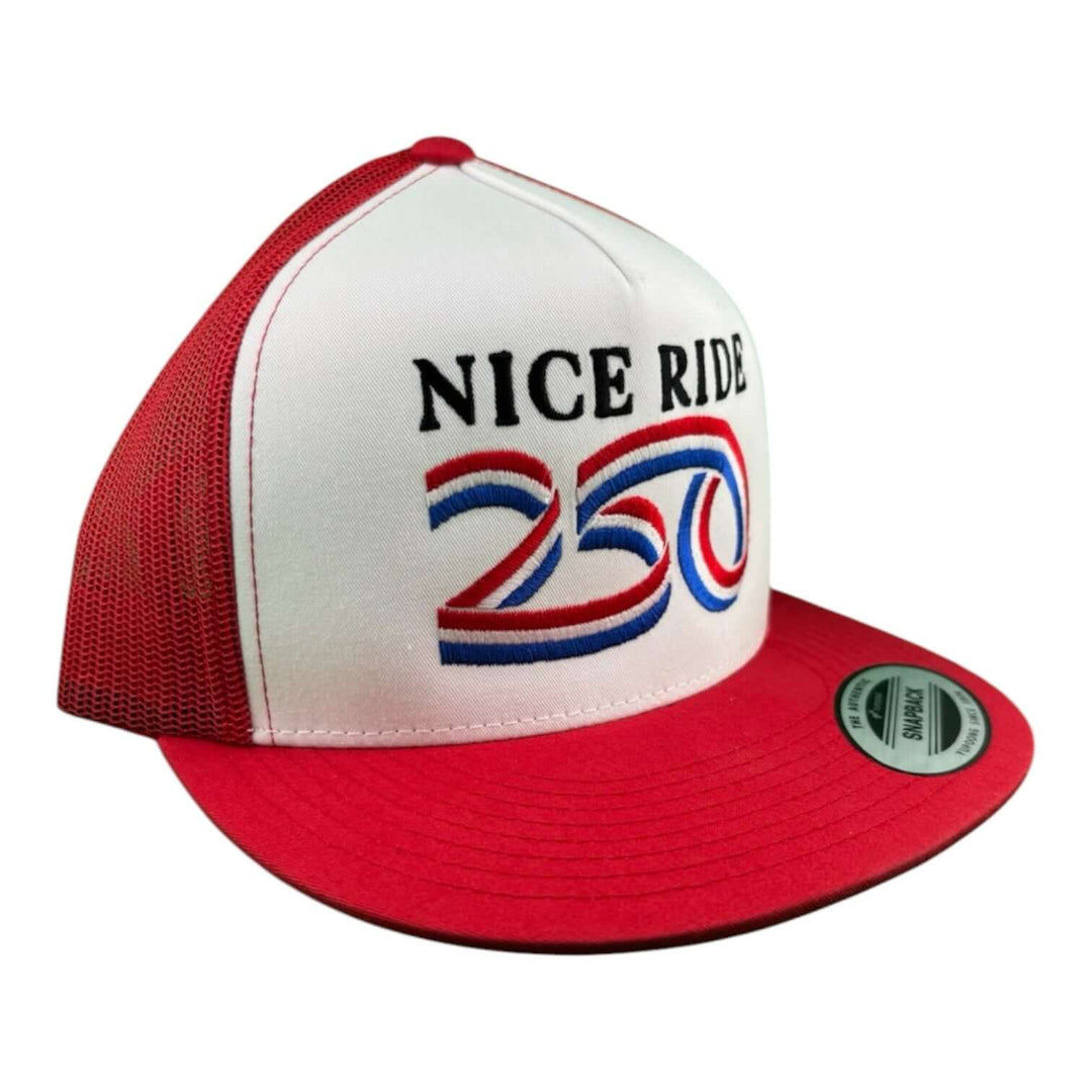 Unisex adjustable trucker Hat featuring embroidered &