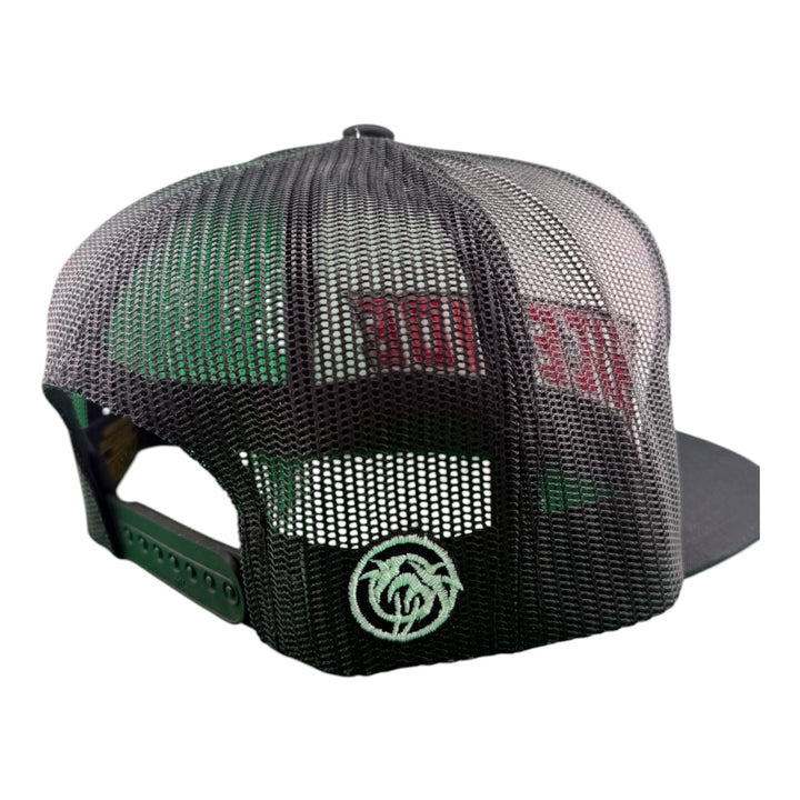 NICERIDE "Salt &amp; Lime" Embroidered Classic Snapback Trucker Hat – Structured 6006 Baseball Cap with Adjustable Snapback