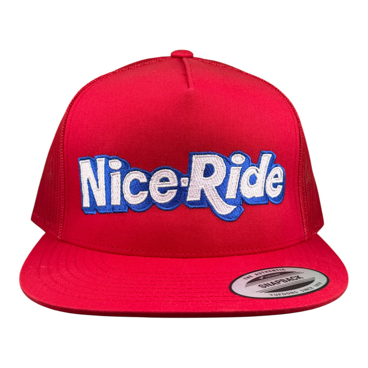 NICERIDE "Vicki" Embroidered Classic Snapback Trucker Hat – Structured 6006 Baseball Cap with Adjustable Snapback