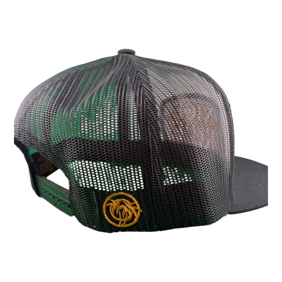 NICERIDE "Buckle" Embroidered Classic Snapback Trucker Hat – Structured Baseball Cap with Adjustable Snapback, Premium Embroidered Front &amp; Signature Palm Logo