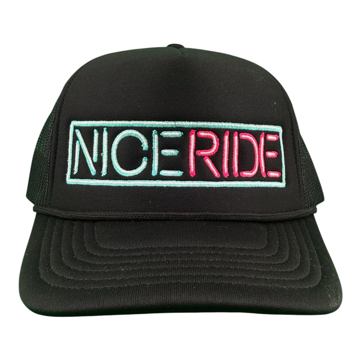 NICERIDE "Neon Nights" Foam Trucker Hat – Adjustable Snapback
