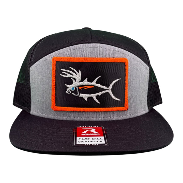 "Buck-Eye Patch" Unisex 7 Panel Trucker Hat