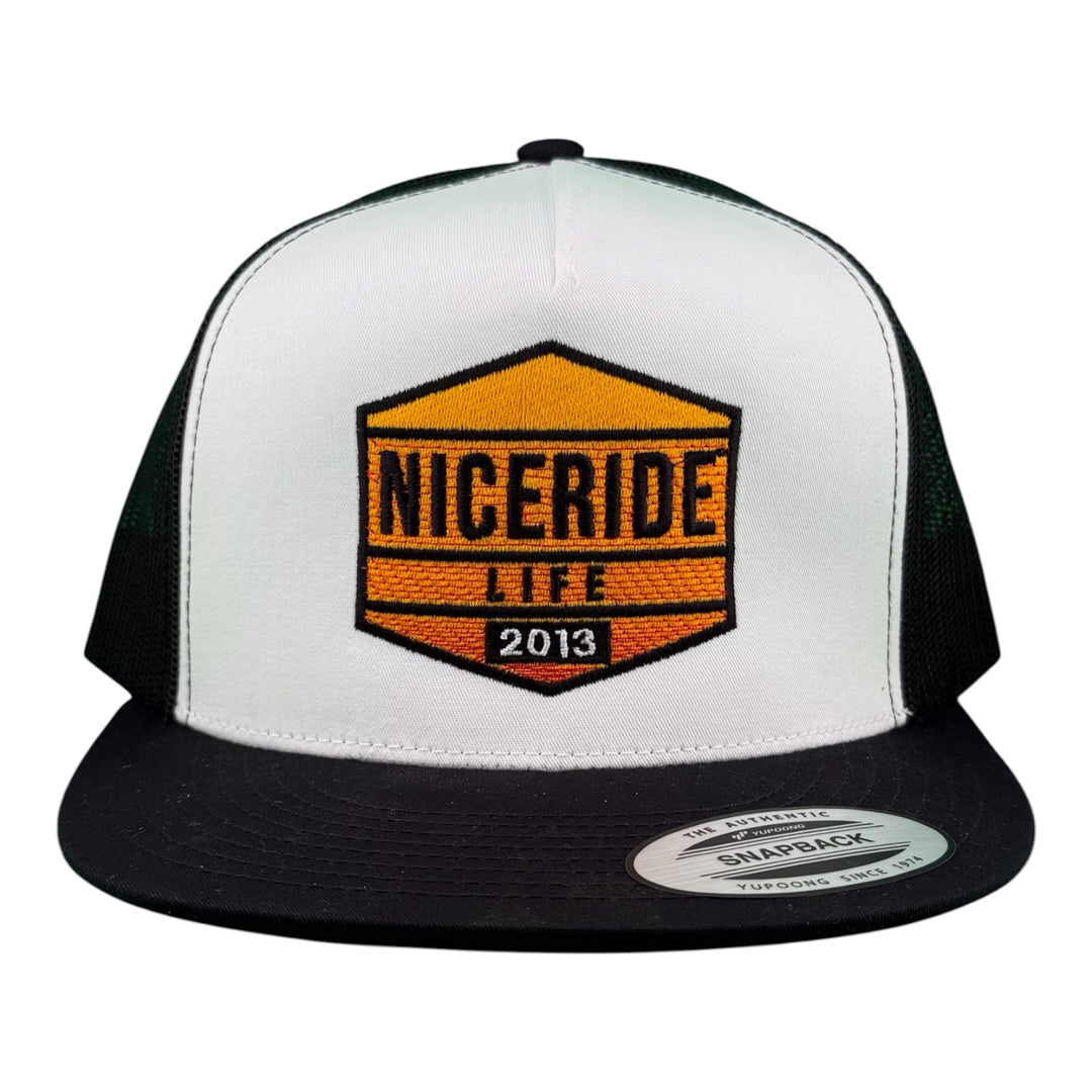 "Good Times Faded" Embroidered Trucker Hat | Vintage Mesh Snapback Cap