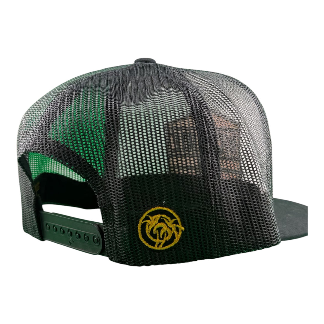 "Good Times Faded" Embroidered Trucker Hat | Vintage Mesh Snapback Cap