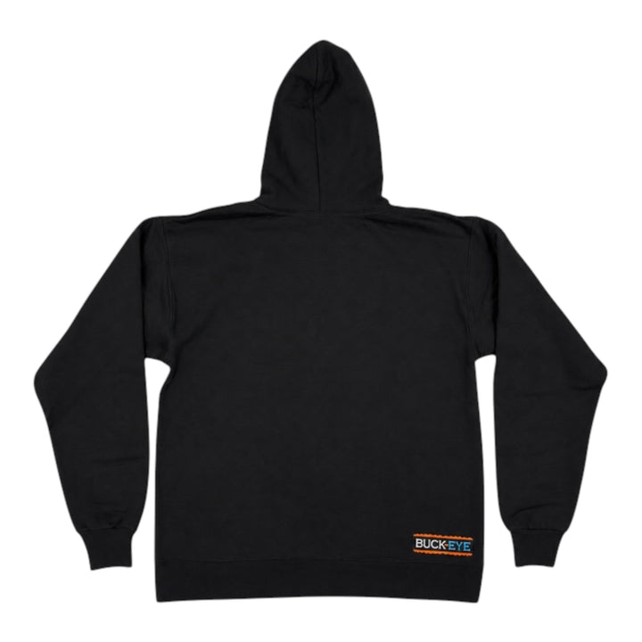 NICERIDE “Buck-Eye Surface” Black Pullover Hoodie – Unisex Hunting &amp; Fishing Outdoor Sweatshirt