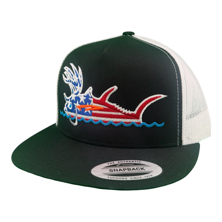 NICERIDE “Buck-Eye Surface Glory” 6006 Unisex Trucker Hat – Hunting &amp; Fishing Snapback Cap