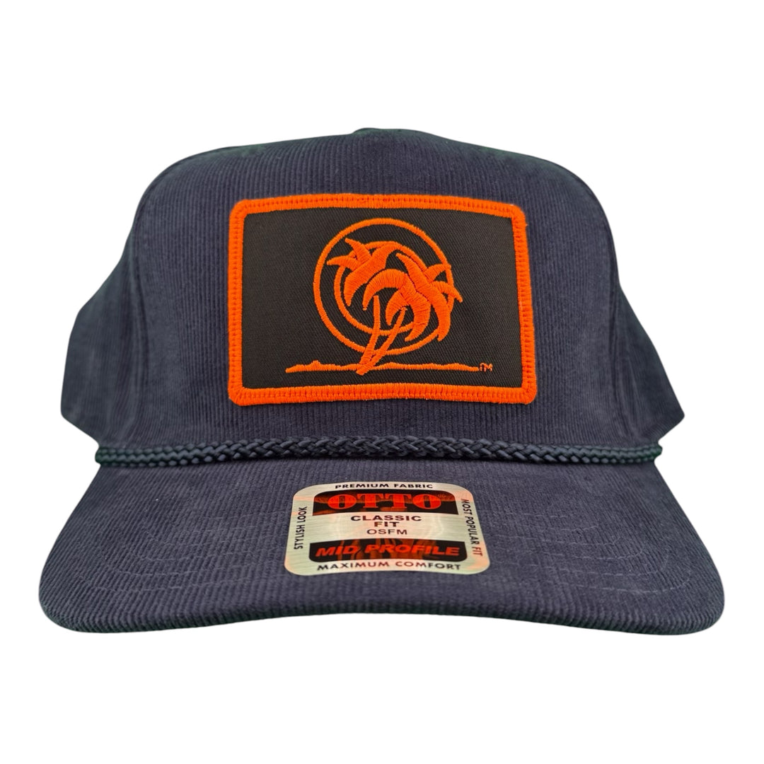 NICERIDE “Palm Patch” Corduroy 5-Panel Snapback Hat – OTTO CAP Unisex Fishing Baseball Cap