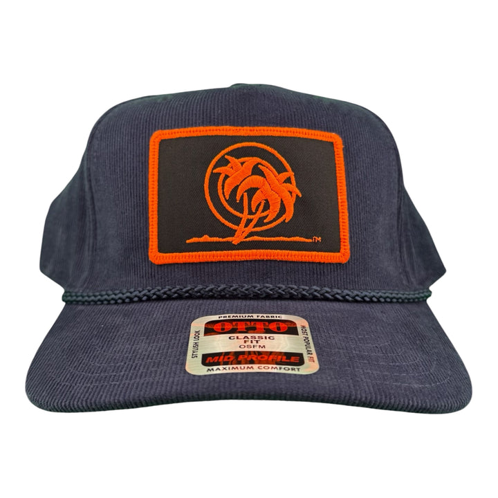 NICERIDE “Palm Patch” Corduroy 5-Panel Snapback Hat – OTTO CAP Unisex Fishing Baseball Cap