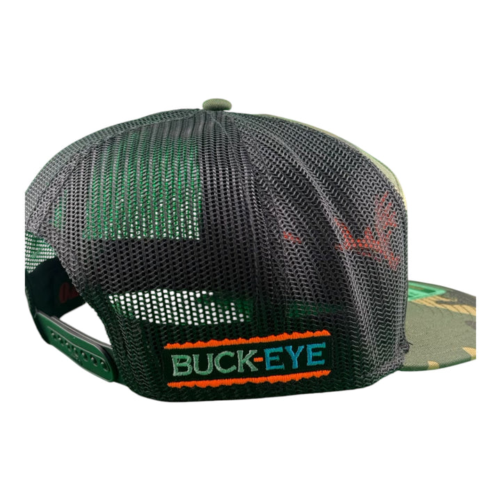 NICERIDE “Buck-Eye Surface” 7-Panel Snapback Hat – Outdoor Hunting &amp; Fishing Cap