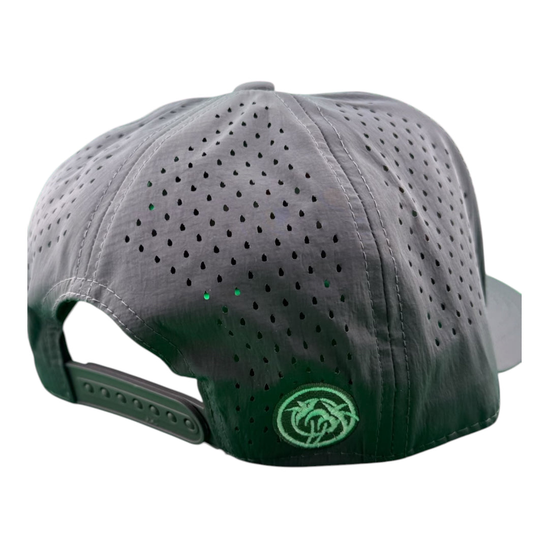 NICERIDE “South Point” 5-Panel Performance Trucker Cap – Waterproof A-Frame Fishing Hat with Laser-Cut Mesh Back