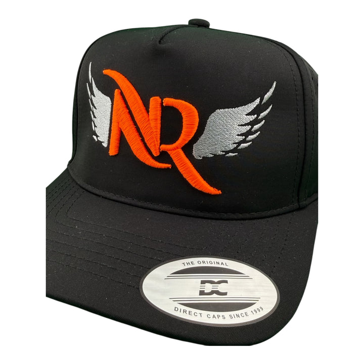 NICERIDE “Soaring 3D” Raised Embroidered 5-Panel Performance Trucker Cap – A-Frame Snapback
