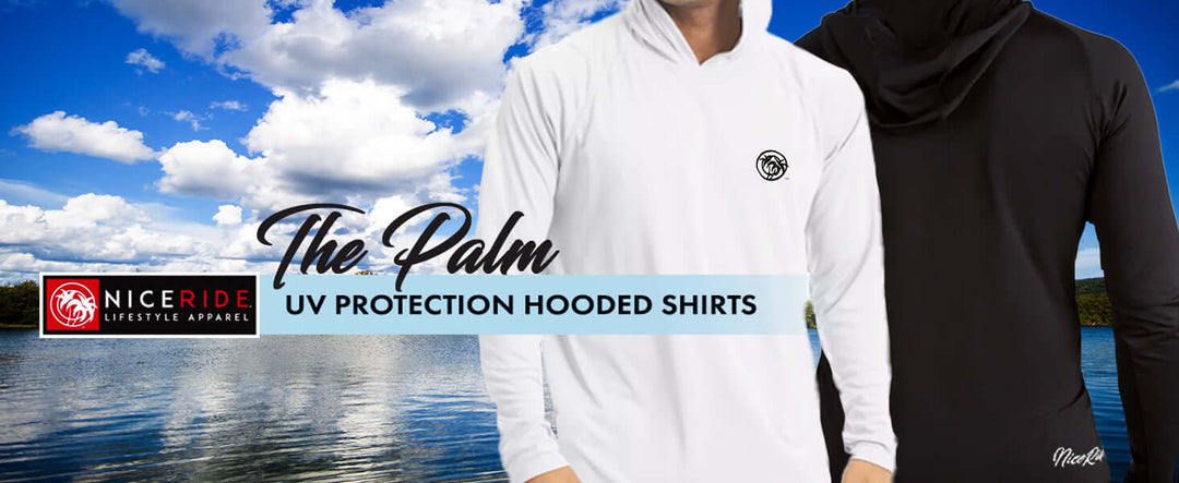 "Palm" Unisex UV Protecting Long Sleeve Hooded Shirt