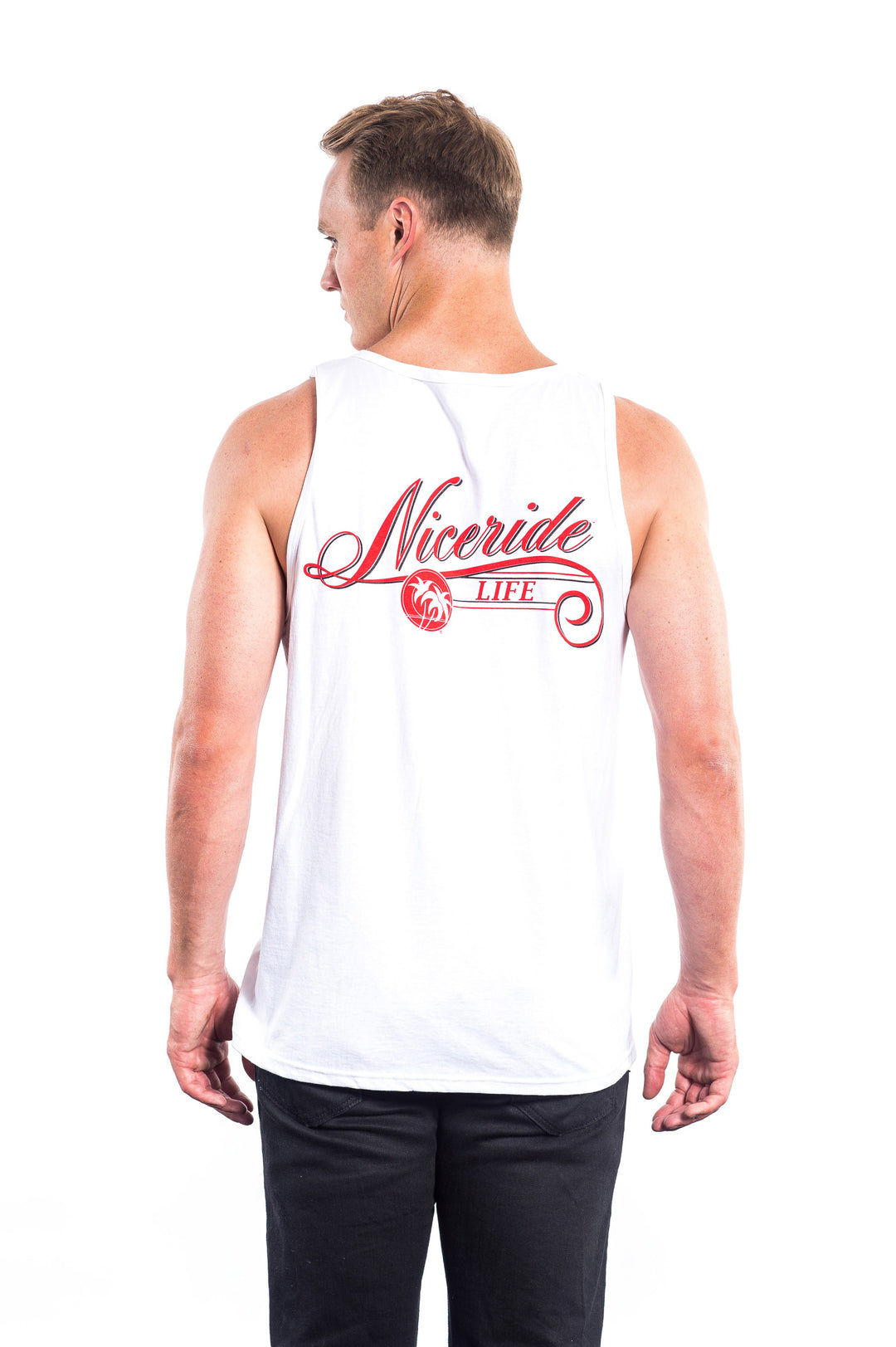 The Life - White Fruit Of The Loom Mens Tank Top featuring NICERIDE&