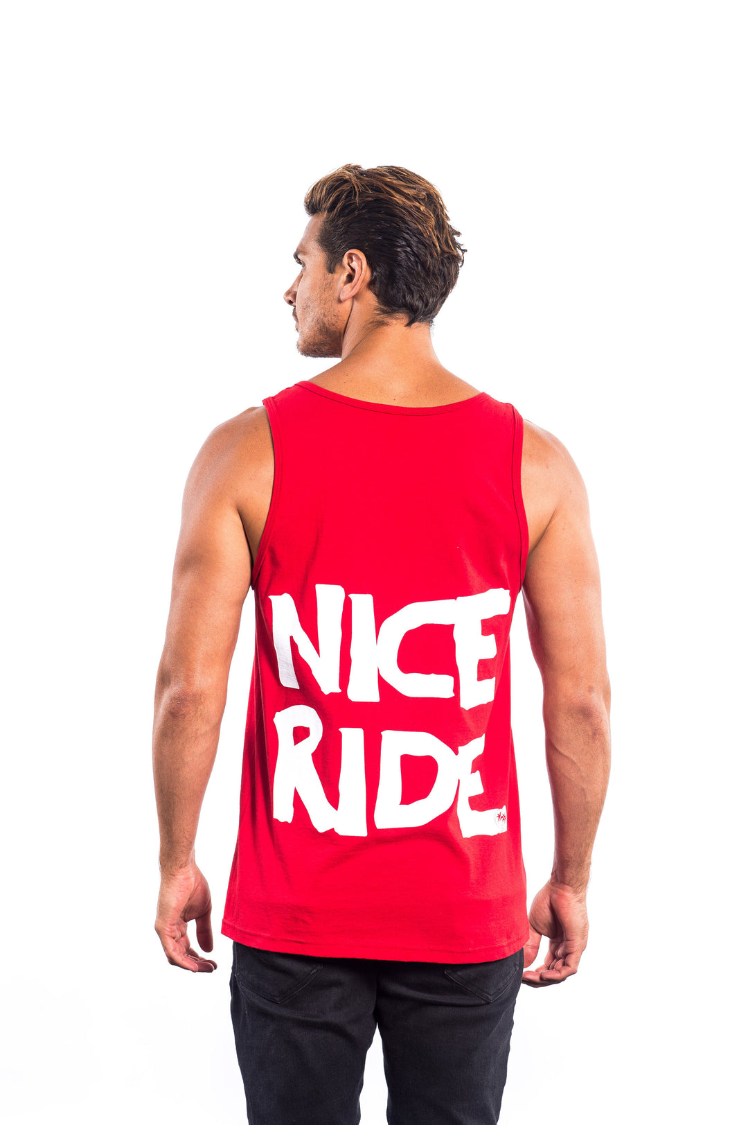 CR RIDE red 100% cotton men&
