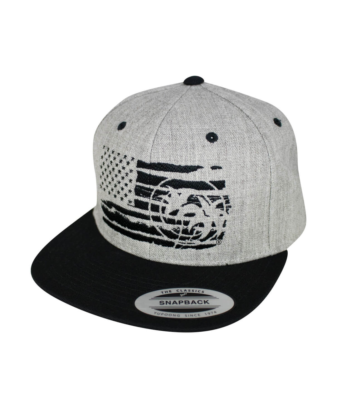"Strong Faded" Snapback Flag Hat