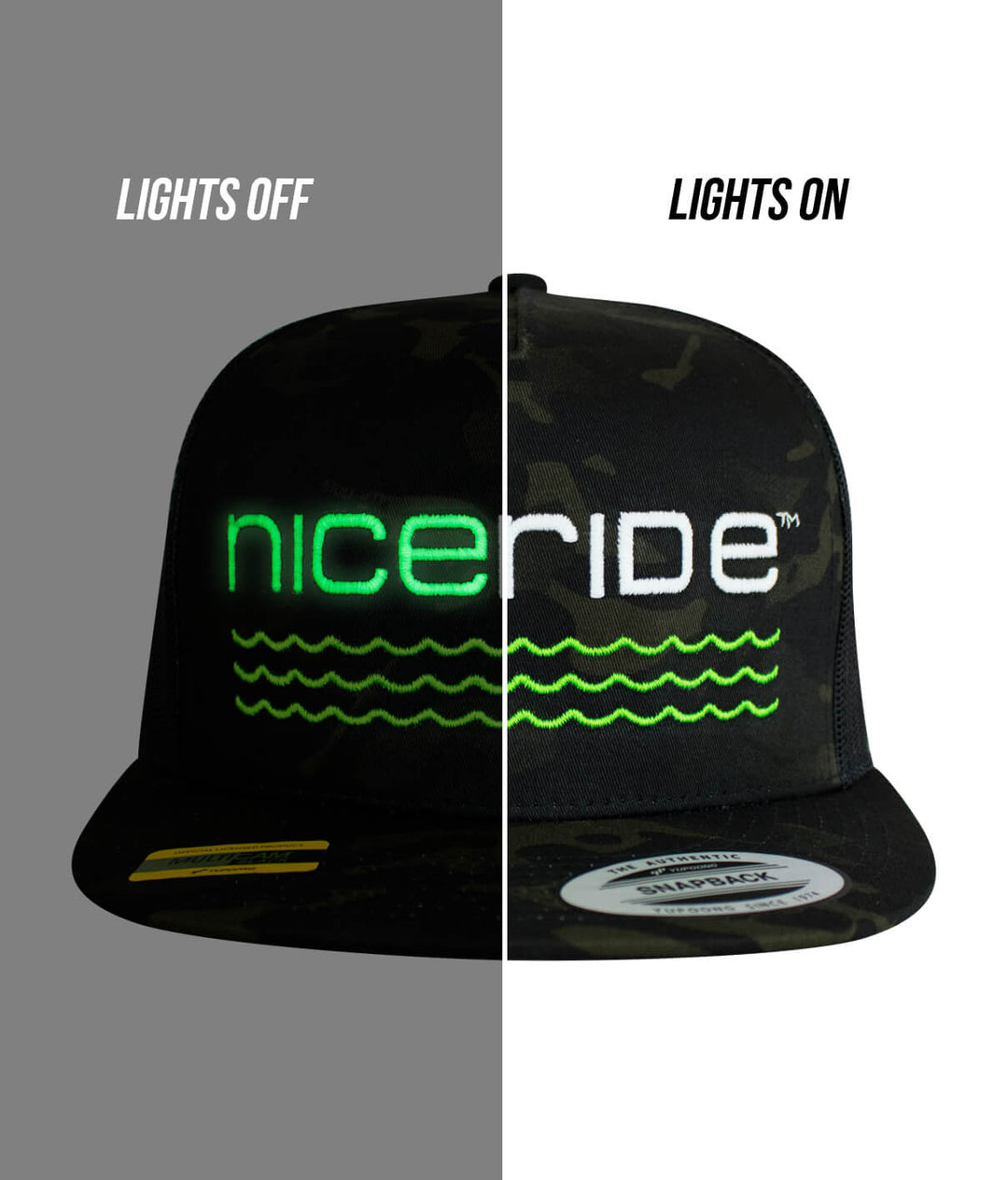 On The Water - Center hat showing light effects with &