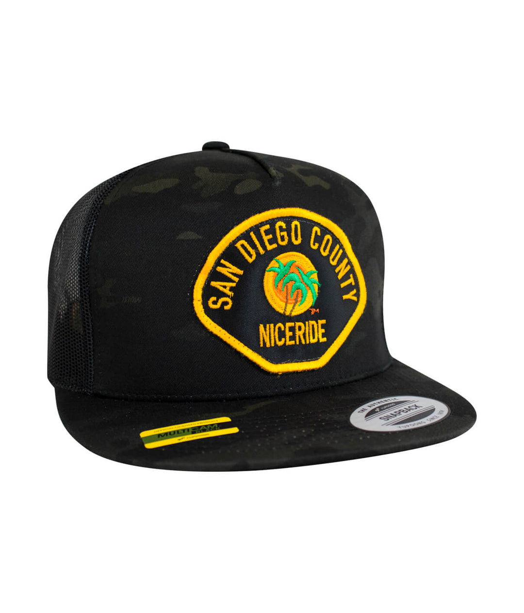 The Badge trucker hat featuring NICERIDE&