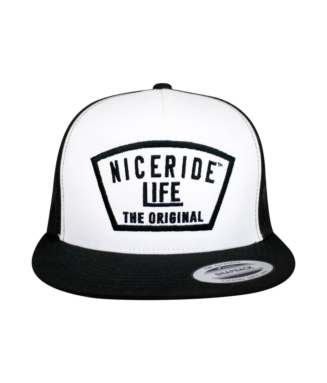 Grinder Trucker Hat featuring NICERIDE&