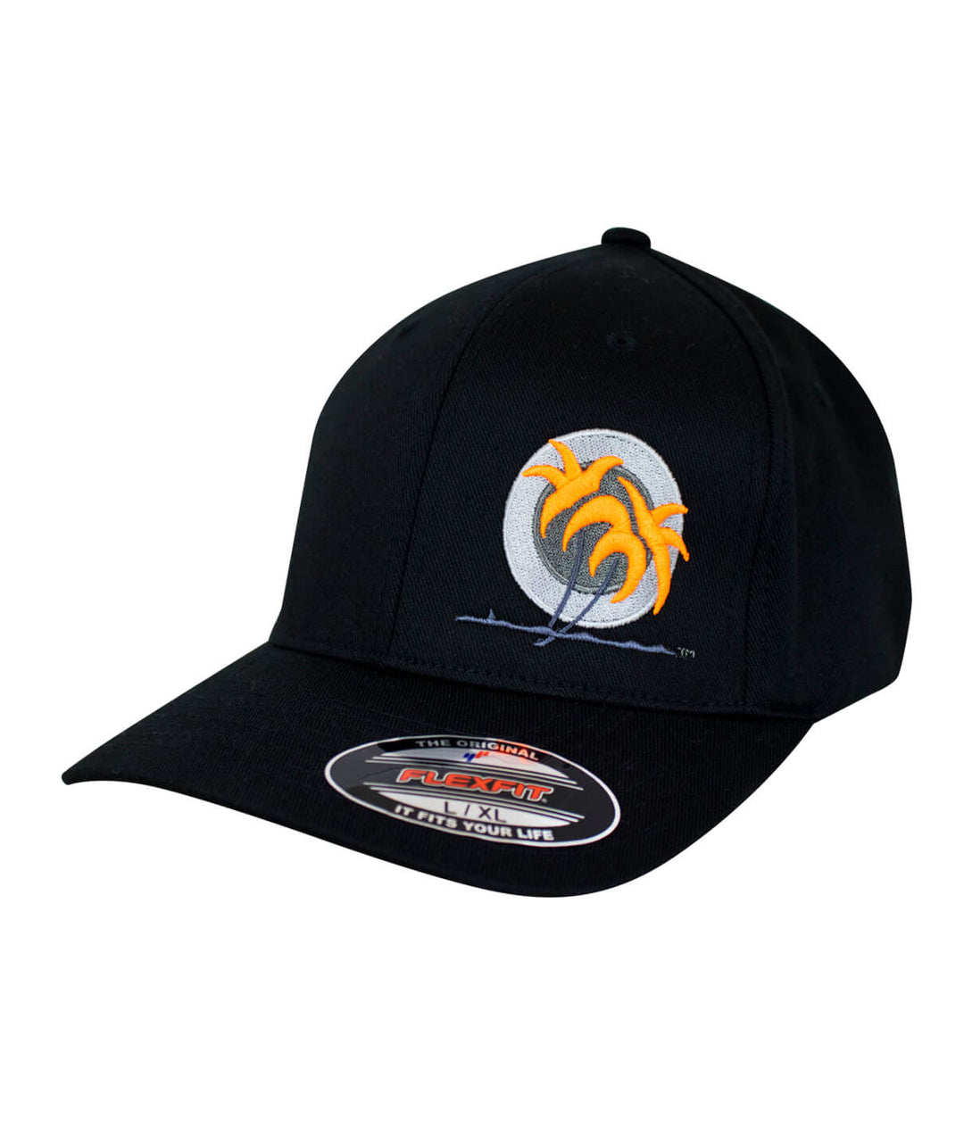 Blade Classic Flexfit Hat with NICERIDE palm logo and neon accents on a black baseball cap.