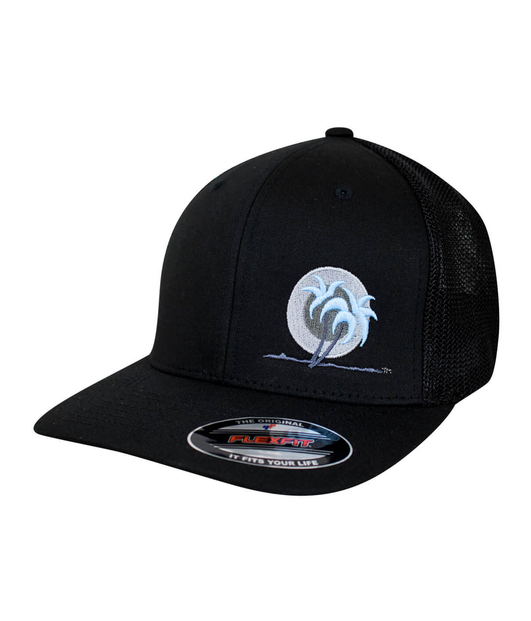 "Blade" Black Meshback Flexfit Hat