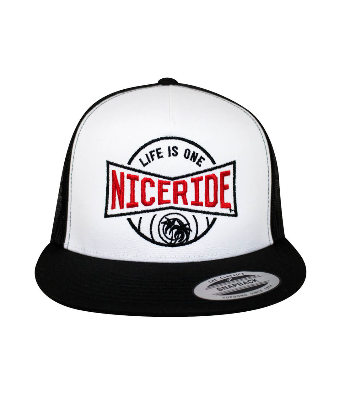 Niceride Bow Tie Trucker Hat with embroidered design, perfect stylish hat for any occasion.
