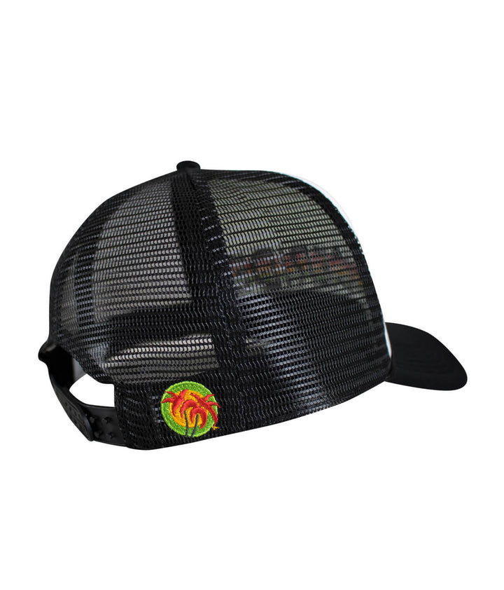 Black foam trucker cap with NICERIDE&