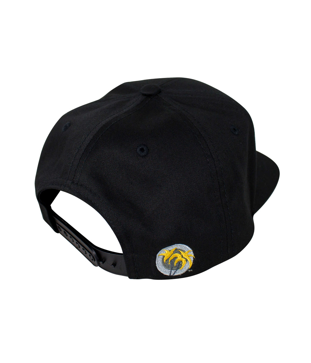Back view of the "Viva" Youth Hat with Blacked Out Classic Palm Logo embroidered on the side.