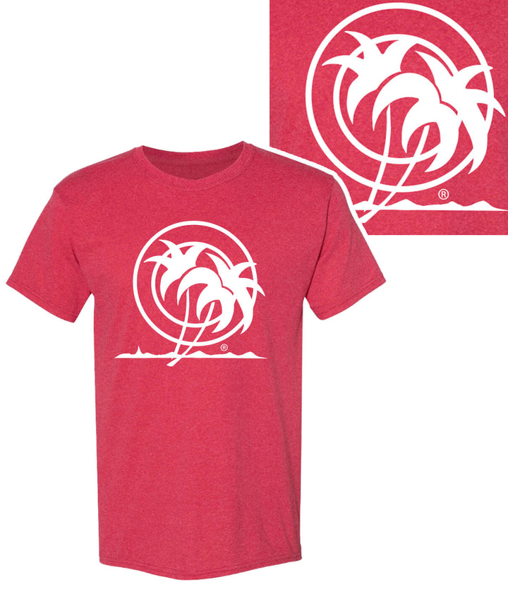 Classic Palm Hanes Cotton Blend Short Sleeve Men&