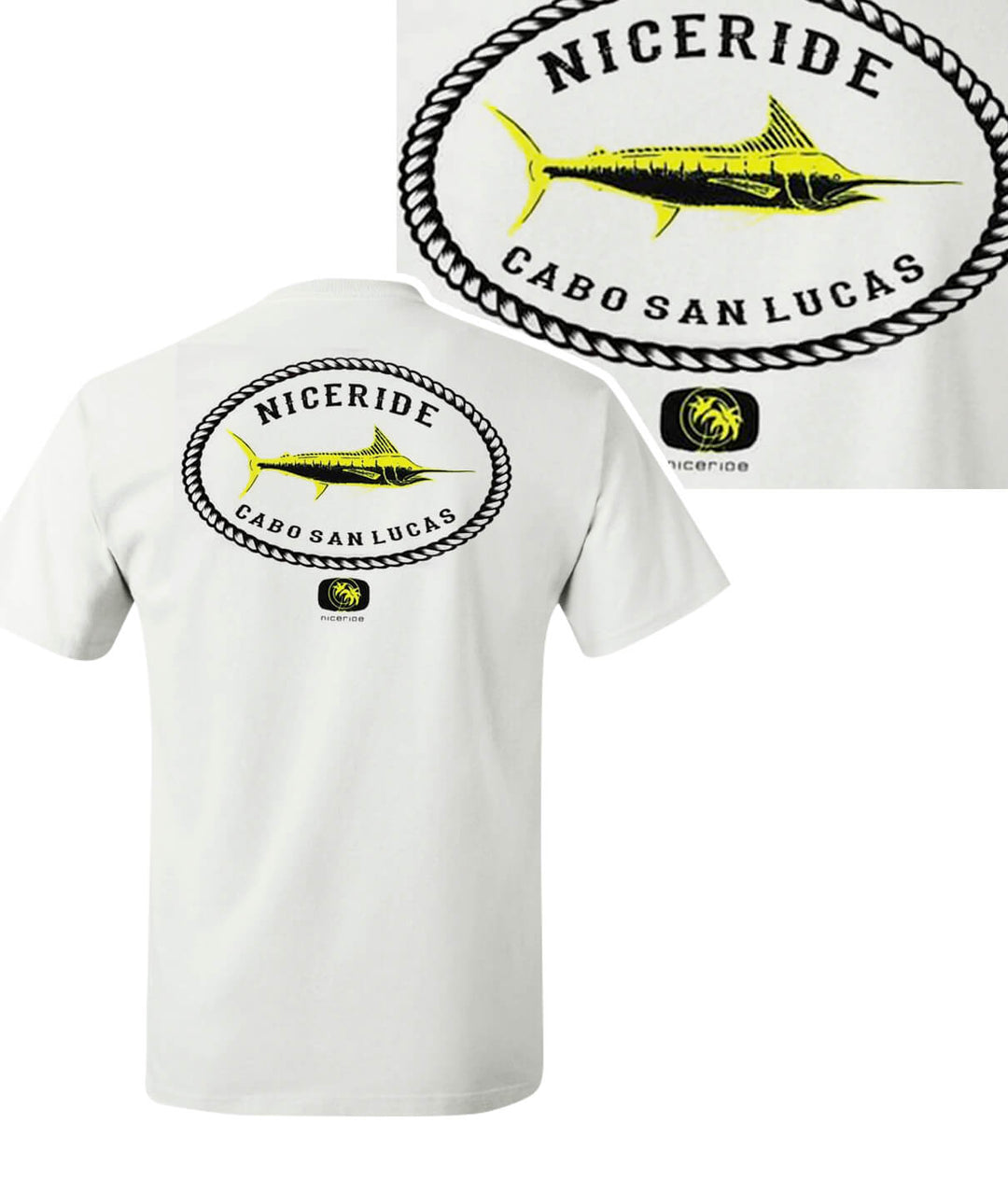 Reeling It In Neon - Black Or White Hanes Men&