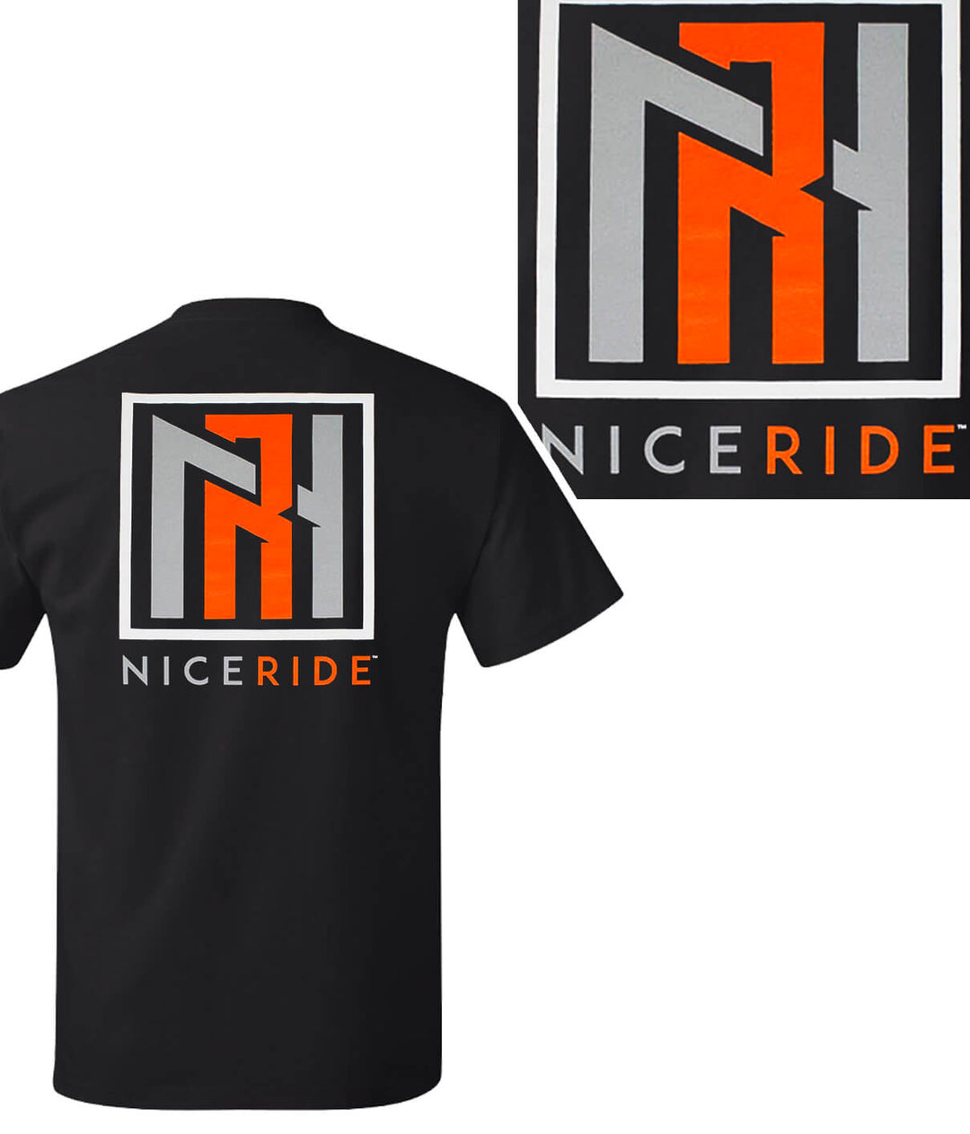 N-R Neon Orange Hanes Men&
