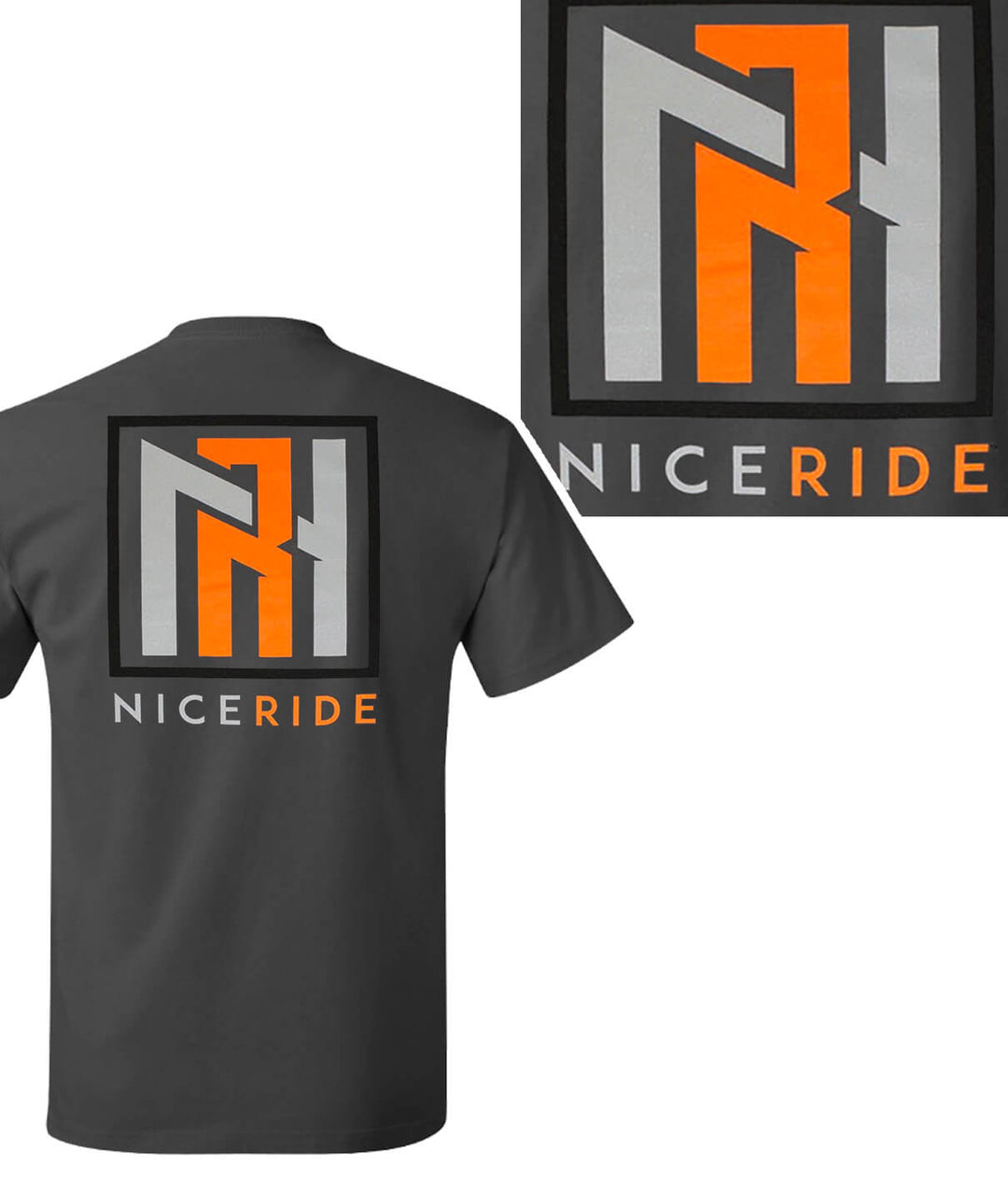 N-R Neon Orange Hanes Men&