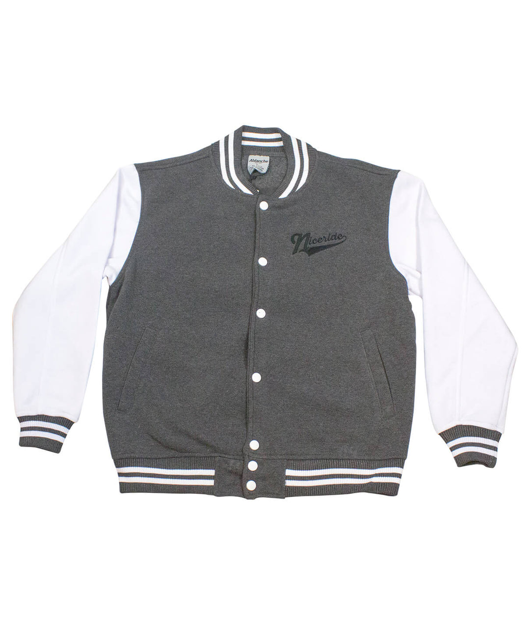 60/40 varsity jacket with NICERIDE&