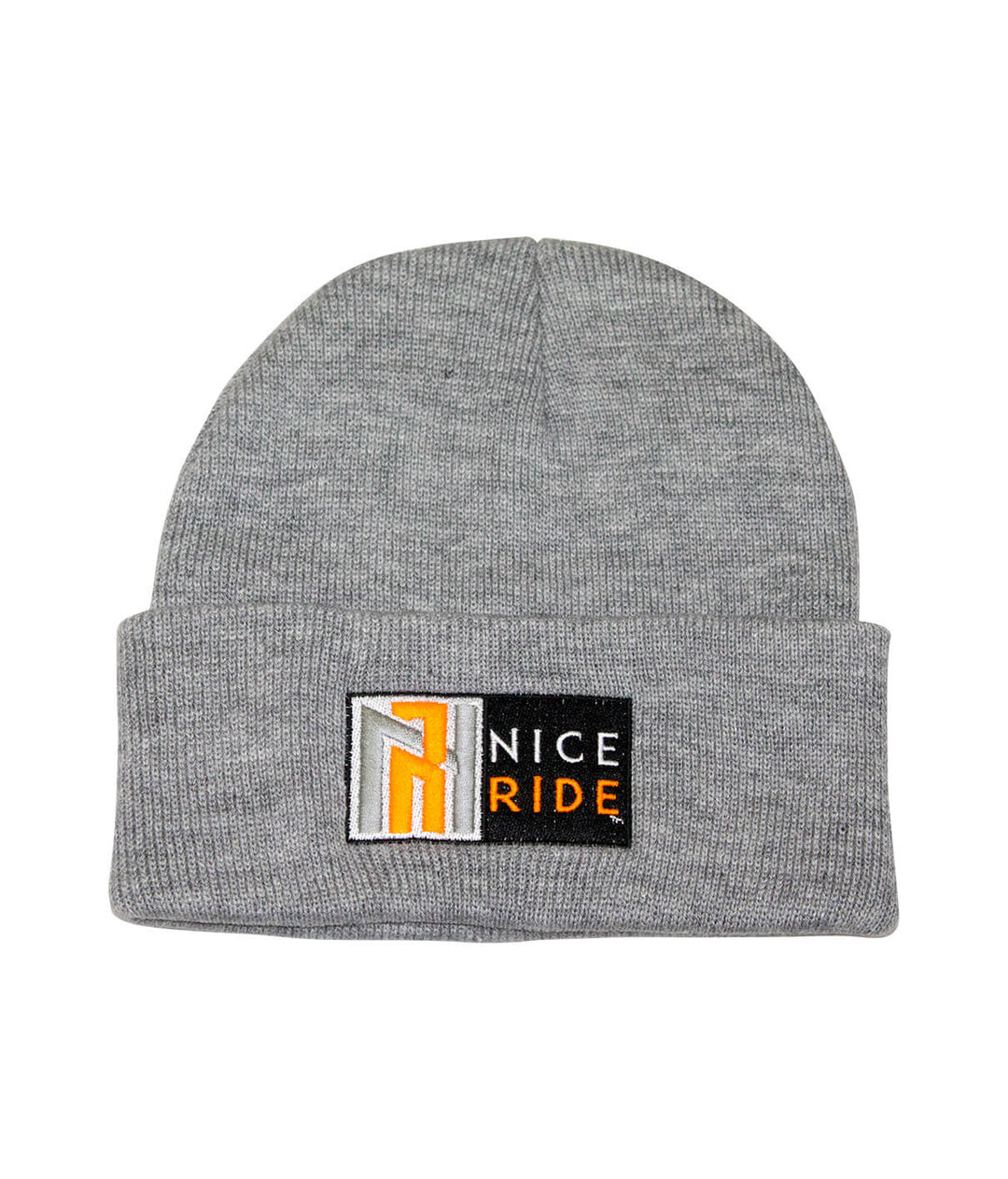 Gray beanie featuring NICERIDE&