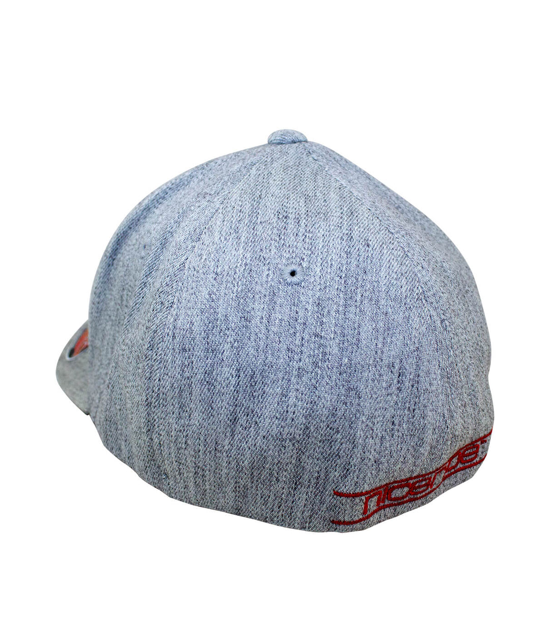 Back view of the Pride Classic Flexfit Hat, featuring the NICERIDE logo embroidered in red.