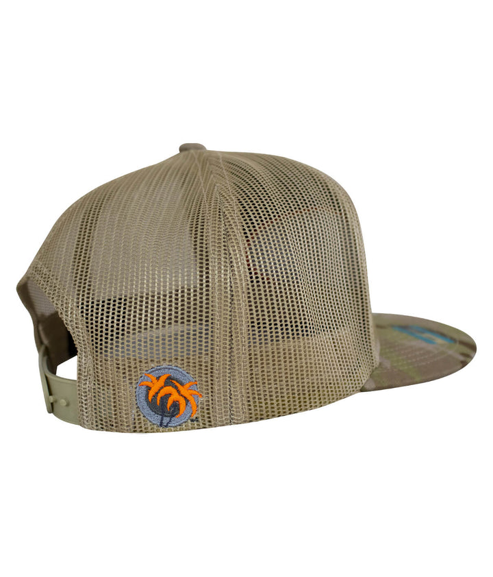 Good Times - Neon trucker hat showing the back design with NICERIDE&