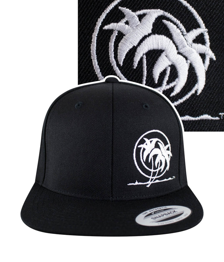 Classic Stencil Palm snapback hat featuring NICERIDE logo embroidered on the front left panel.