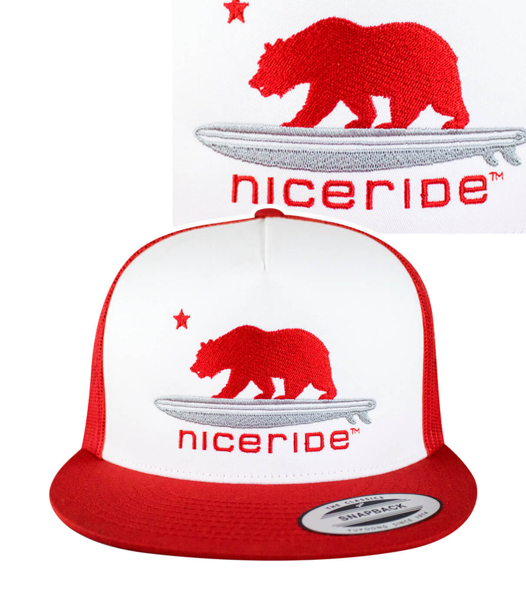 Hang 20 Trucker Hat featuring NICERIDE&