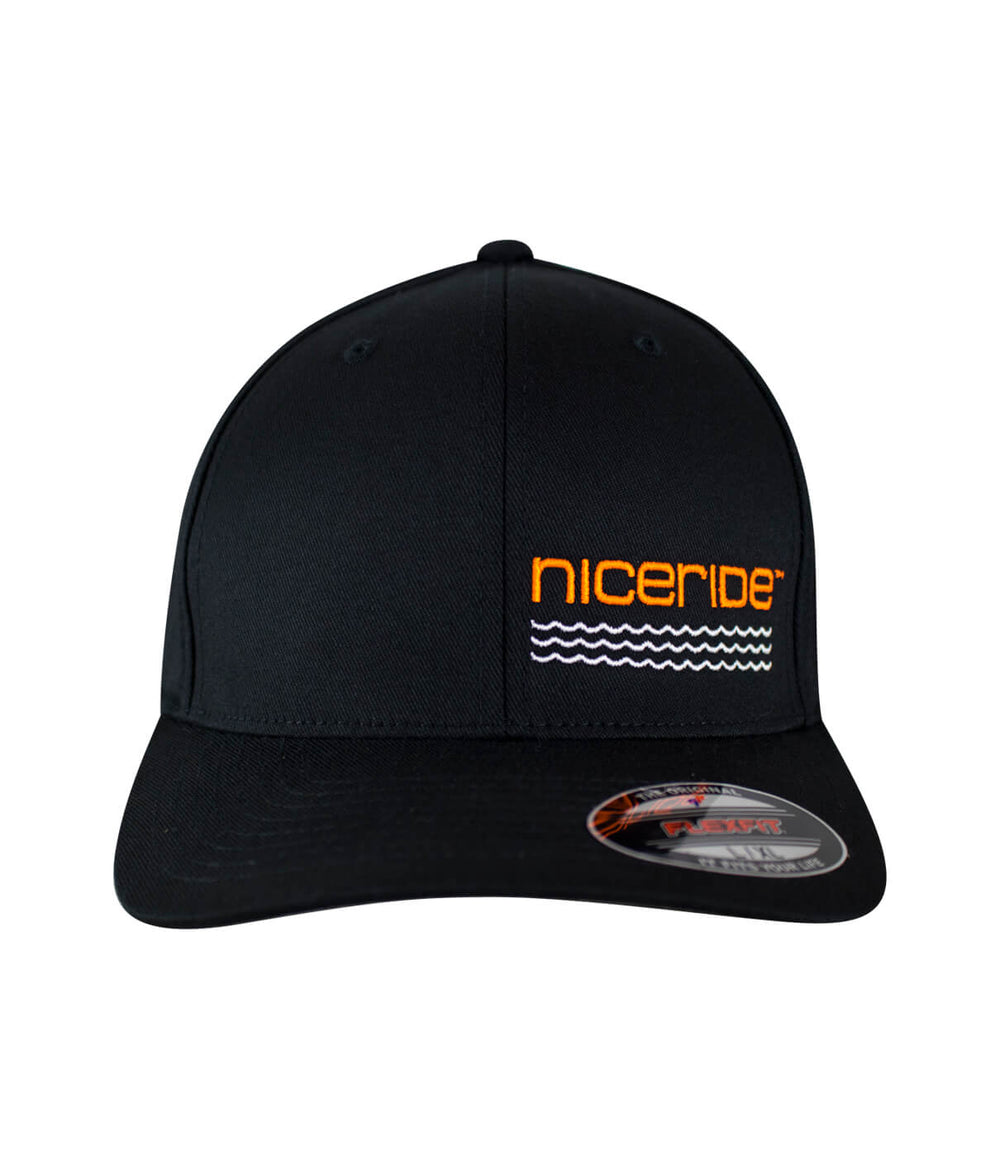 Classic Flexfit hat featuring NICERIDE's embroidered design, perfect for water enthusiasts.